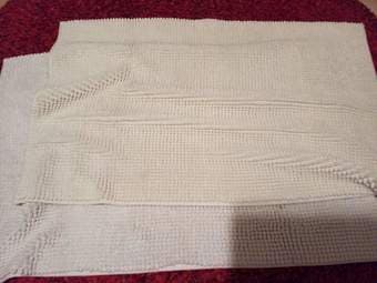 Warm fuzzy floor mat, Cutting board and silverware tray 1