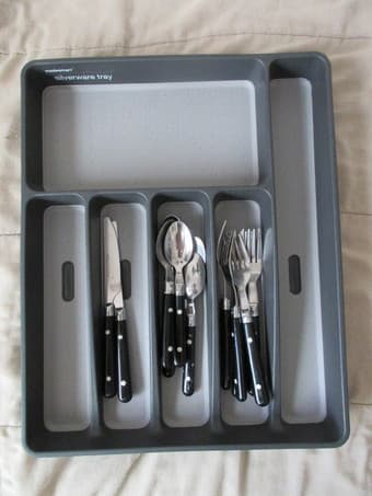 Warm fuzzy floor mat, Cutting board and silverware tray 2