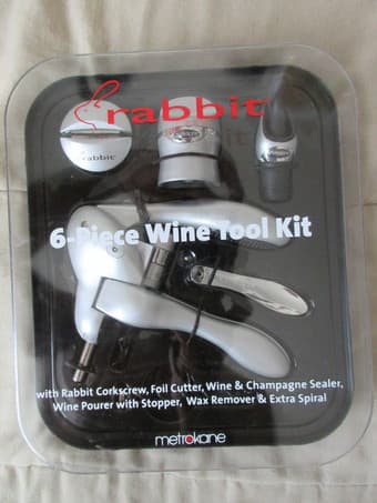Rabbit wine opener set 1