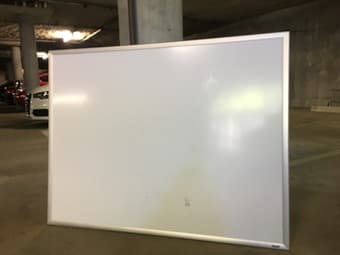 Large Magnetic White Board 1
