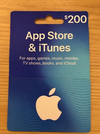 200 App store & iTunes gift card 1