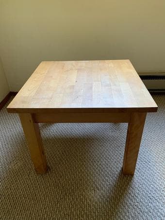Side table, solid wood, very stable 1