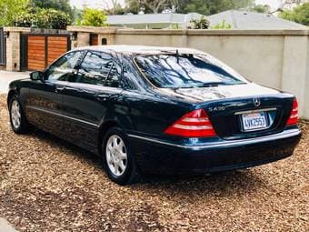 2002 Mercedes Benz S430 1previous owner - $4600 (palo alto) 1