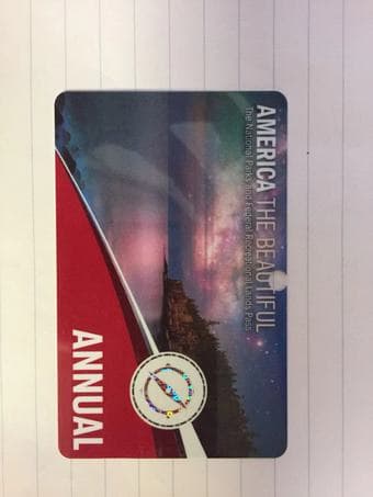 Sell a annual pass of the national parks and federal recreational land 1