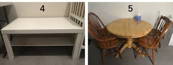 Moving sale - bed, mattress, sofa, table, shelf, desk 2