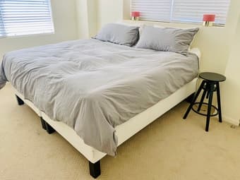 King Bed with Pillowtop Mattress (Super Comfy) 1