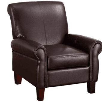 Dorel Living Elegant Faux Leather Club Chair 1