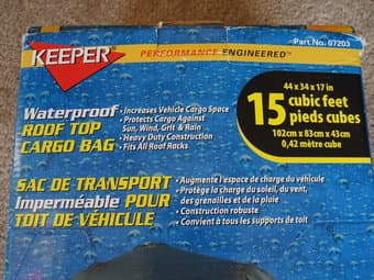 Rooftop cargo bag (waterproof) 2