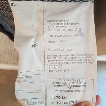 Queen mattress - Sealy Mattress Company 2