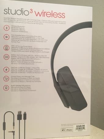 NEW: Beats Studio3 Wireless Headphones -gray- (unopened) 3