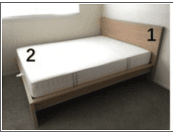 IKEA queen size mattress quite clean, with excellent condition 2