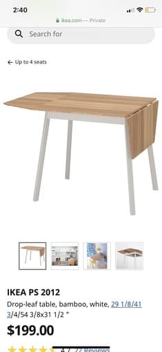 [IKEA] Sofa / Dining Table (& Chairs) / Coffee Table / Bookshelf 2