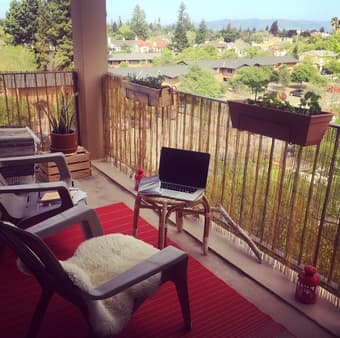 Spacious 1-BR Private Apt. in Escondido Village (King Bed, Balcony) 1