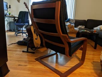 Poang chairs (2x) 2