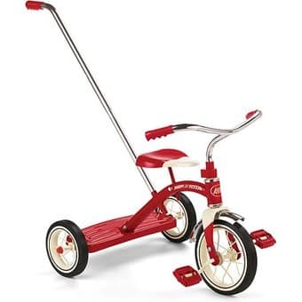 Radio Flyer Classic Tricycle with Push Handle, Red 2