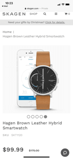 NEW Skagen Leather Smart Watch - A TIMELESS GIFT 3