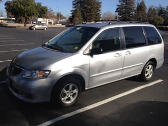 2002 Mazda MPV MiniVan, 132,169 miles, one Window button need fix 1