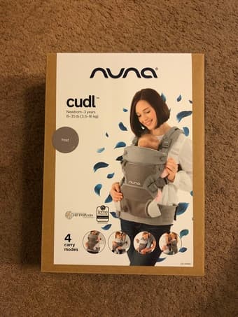 Nuna Cove Aire Travel Crib + Nuna CUDL baby carrier (brand new in box) 3