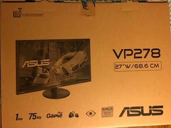 Brand new unopened ASUS LCD monitor 27"W 2