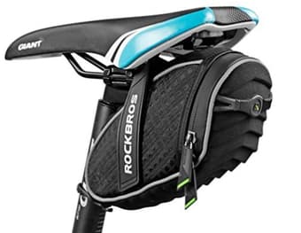Waterproof bicycle saddle bag 1