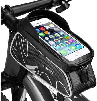 Waterproof bike bag with cellphone case 1