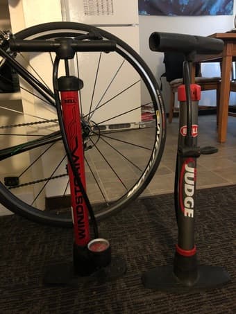 Bell bike pumps: 1 with gauge 1