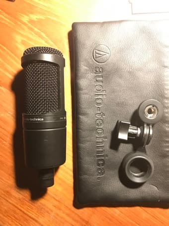 Audio Technica AT2020 Condenser Microphone 1