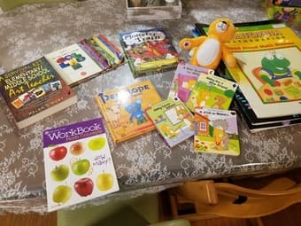 WOODEN & MELISSA & DOUG Puzzles + California Topic Stories Big Books 3