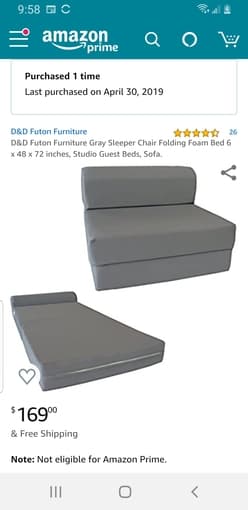Foldable mattress / sofa 2