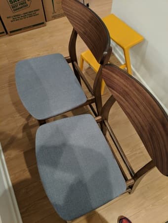 4 Bar Stools Like New - Allmodern Laceyville 24" 1