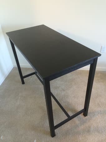 Kitchen Bar Pub Table - wooden - black - very good condition 1