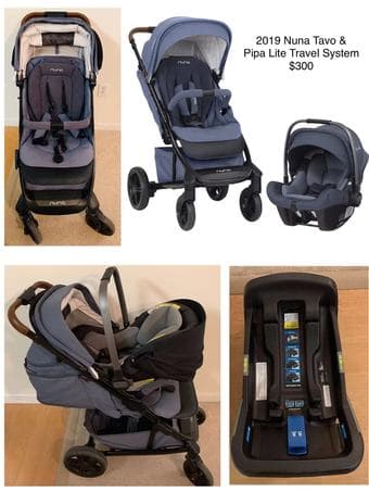 Stroller w/ Built-in Car Seat Adapters 1
