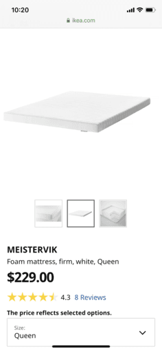 Move-out Sales( bed mattress and frame) 1