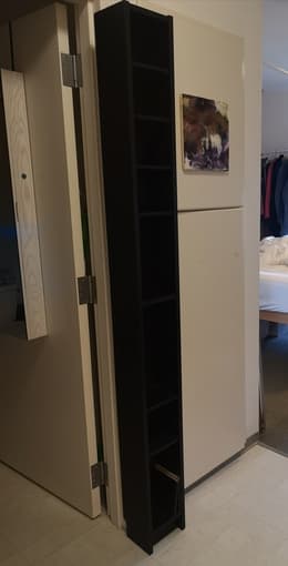 tall wooden adjustable shelf organizer 1