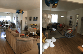 1 Bed in quiet, bright, 2 Bed RWC house with private yard and garage 1