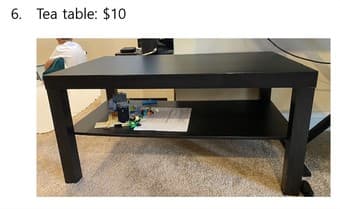 Moving sale (tables) 1