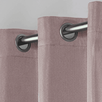 52' x 84' Blush Colored Curtains (New) 2