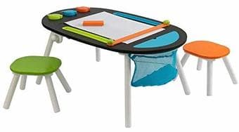 Kidskraft Deluxe Chalkboard Art table 1