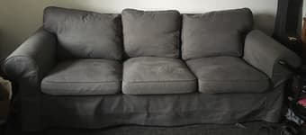 Ikea EKTORP sofa in gray 1