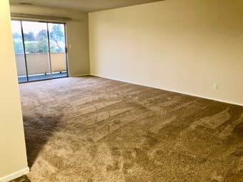 Living room in a 2B1.5B apartment in RWC Downtown 客厅出租 1
