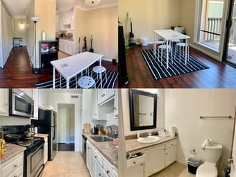 学校旁边 Menlo park 2b/2b 公寓超大独立客厅出租，拎包入住，available now 2