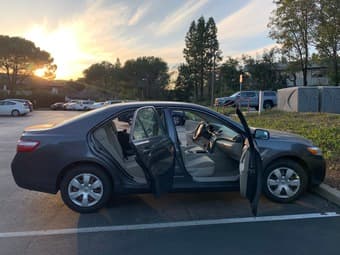 2007 TOYOTA CAMRY LE, 93700 mileage 1