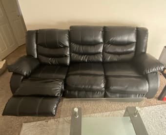 Leather recliner Sofa 1