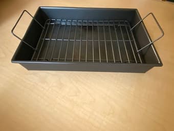 Chicago metallic roasting pan and grid 2
