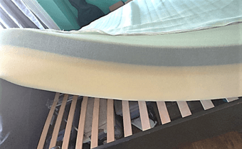 Bed frame IKEA BRIMNES + mattress TUFT & NEEDLES full size 3