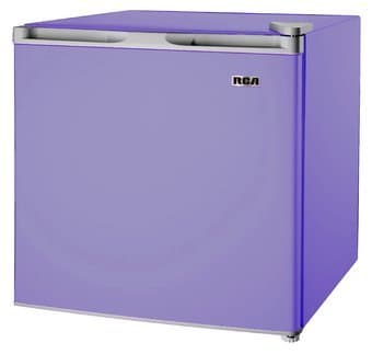 RCA 1.6-1.7 cubic foot purple mini fridge 1