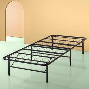 Twin size bed and mattress with protector 2