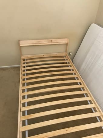 Bed, mattress, pillow, duvet, 2