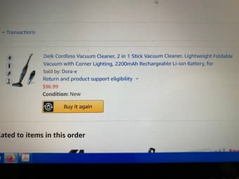 Cordless vacuum cleaner 1