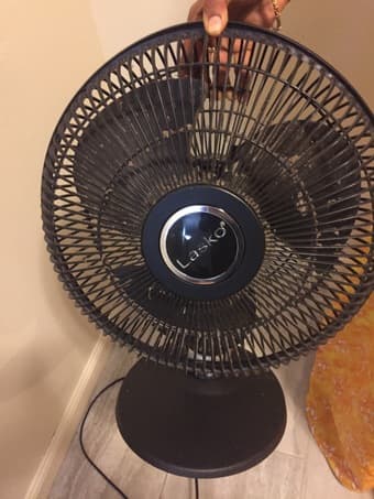 car seat, space heater, fan 3